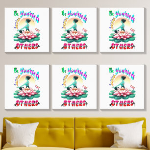 Be Yourself Inspire The Others Canvas Photo Tile
