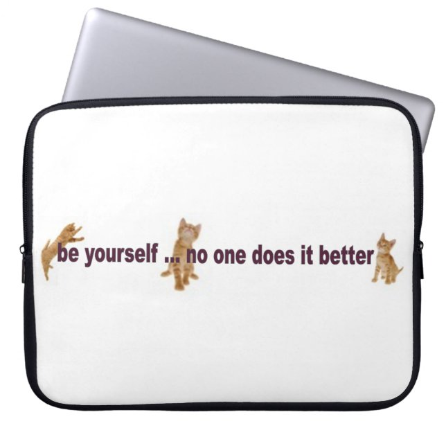 Be Yourself Laptop Sleeve (Front)