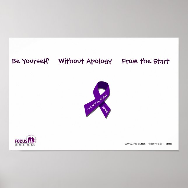 Be Yourself Poster (Front)