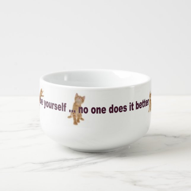 Be Yourself Soup Mug (Front)