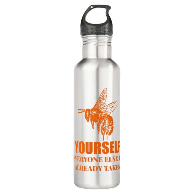 Be Yourself Stainless Steel Water Bottle (Front)