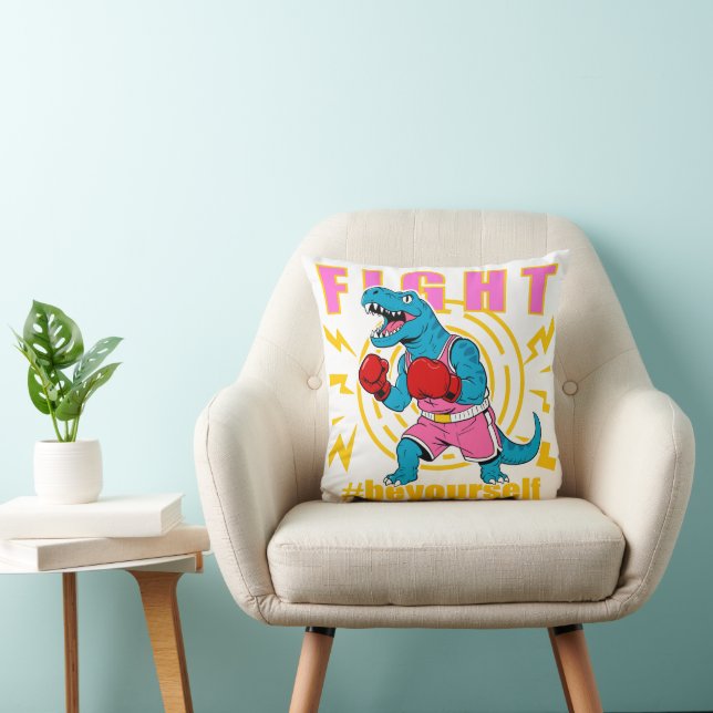 Be Yourself Throw Pillow (Chair)