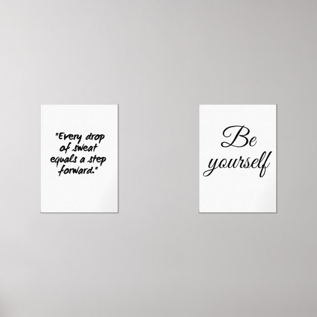 Be yourself wall art sets (Front)