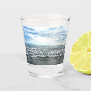 Beach Abstract Artistic Nautical Gift Favor Shot Glass