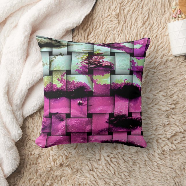 BEACH ABSTRACT THROW PILLOW (Blanket)