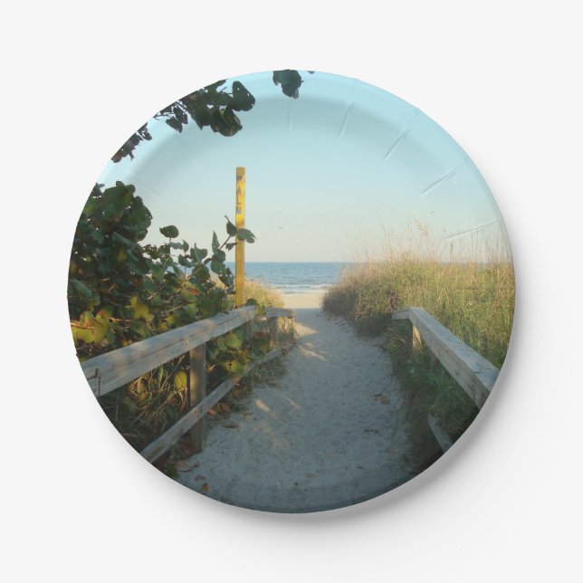 Beach Access Paper Plates (Front)