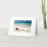 BEACH/ACROSS THE MILES CHRISTMAS HOLIDAY CARD<br><div class="desc">DO YOU LIKE OR LIVE AT THE BEACH AND WANT AN "ACROSS THE MILES CARD FOR CHRISTMAS"? THEN SEND THIS ONE AND BE SURE TO SAY "WE MISS YOU AT CHRISTMAS"</div>