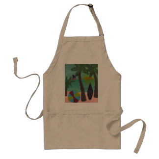 Beach Adult Apron