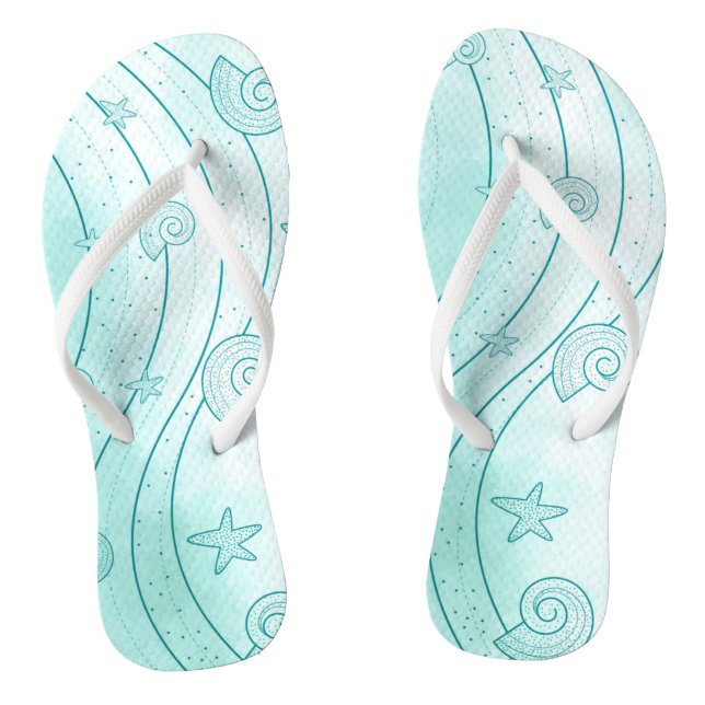 Beach Adult Flip Flops (Footbed)