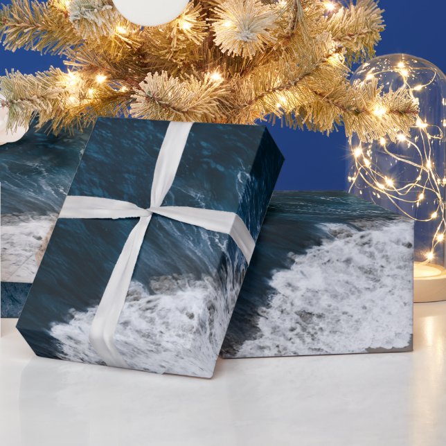 Beach Aerial View Wrapping Paper (Holidays)