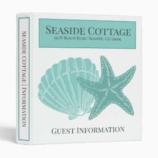 Beach Airbnb Vacation Rental Guest Info Welcome 3 Ring Binder