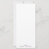 Beach Alpaca flat cards (Back)