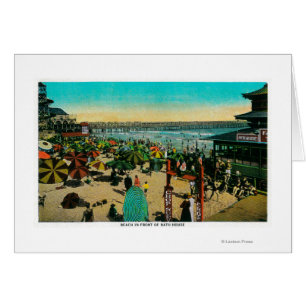 Beach and Bath House, Long BeachLong Beach, CA Cards