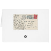 Beach and Boulevad, Winthrop, MA vintage postcard (Back Horizontal)