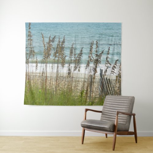 Beach and Dune Grass Tapestry