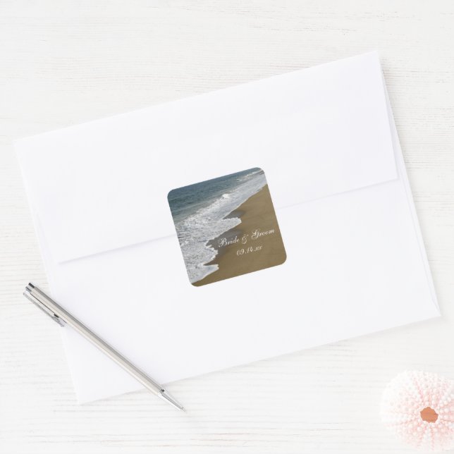 Beach and Ocean Wedding Envelope Seals (Envelope)
