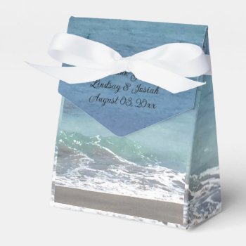 Beach And Ocean Wedding Favor Box by seashell2 at Zazzle