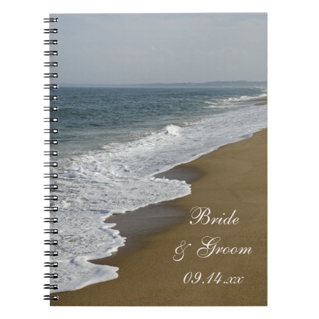 Beach and Ocean Wedding Notebook (Front)