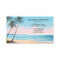 Beach and Palm Trees Tropical Business Card