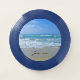 Beach and Sea Personalized Name Wham-O Frisbee