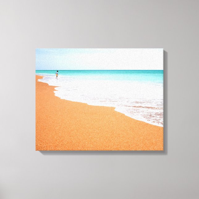 Beach and Sea Photo Canvas Print (Front)