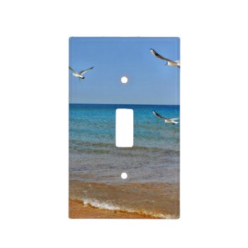 Beach And Seagulls Light Switch Cover by beachcafe at Zazzle