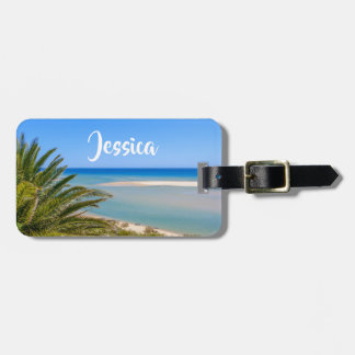 Beach and Seascape Personalized Name Luggage Tag
