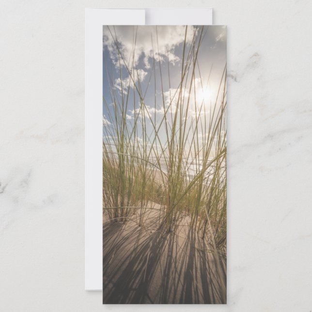 Beach and Sun Nature Photo Card (Front)