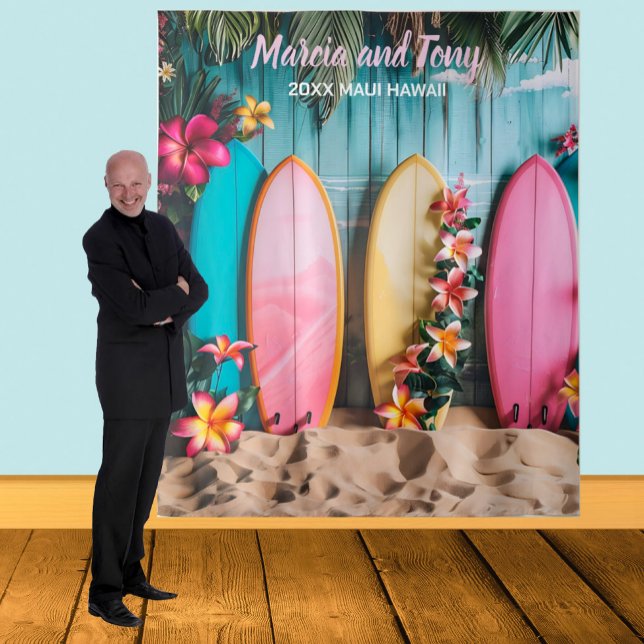 Beach and Surfboards Hanging Tapestry Backdrop (Creator Uploaded)