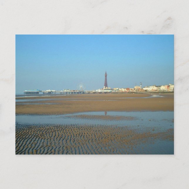 Beach and Tower Postcard (Front)
