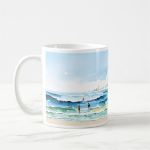 Beach And Wave Coffee Mug