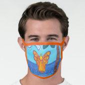 Beach Angel Art Custom Design Face Mask (Worn Him)
