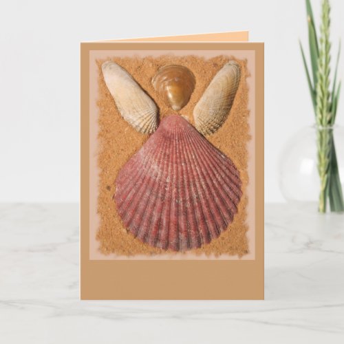 Beach Angel Blank Card