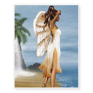Beach Angel Temporary Tattoos