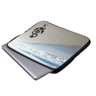 Beach Antique Anchor Personalized Laptop Sleeve