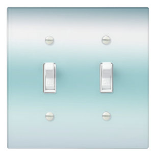 Beach Aqua Blue Ombre    Light Switch Cover