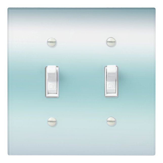 Beach Aqua Blue Ombre    Light Switch Cover (In Situ)