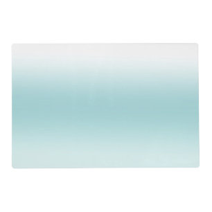 Beach Aqua Blue Ombre Placemat