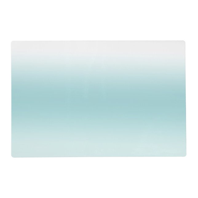 Beach Aqua Blue Ombre        Placemat (Front)
