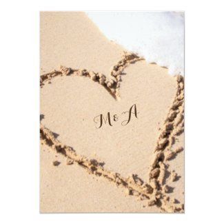 Beach Arbor Lavender Wedding Invitations