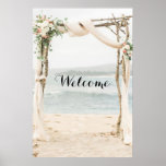 Beach Arbor Seating Chart Or Welcome Sign at Zazzle