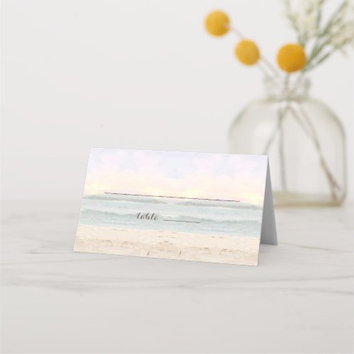 Beach Arbor Wedding Place  Escort Cards