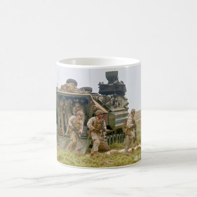 BEACH ARMOR - Assault Amphibious Vehicle Coffee Mug (Center)