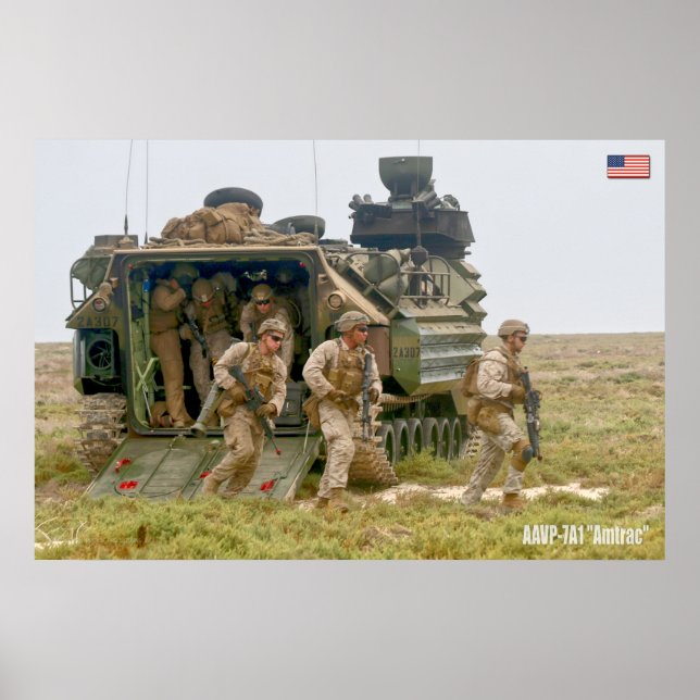 BEACH ARMOR - Assault Amphibious Vehicle Poster (Front)