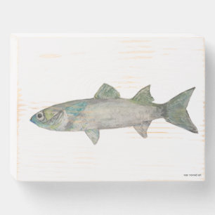 Beach Art on Wood Wooden Box Sign