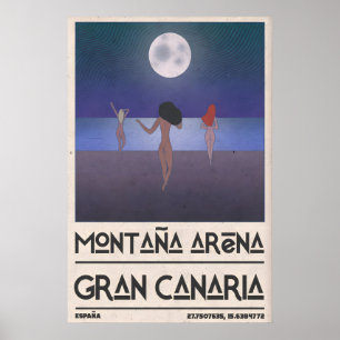 Beach Art Print - Three Figures Walking Toward