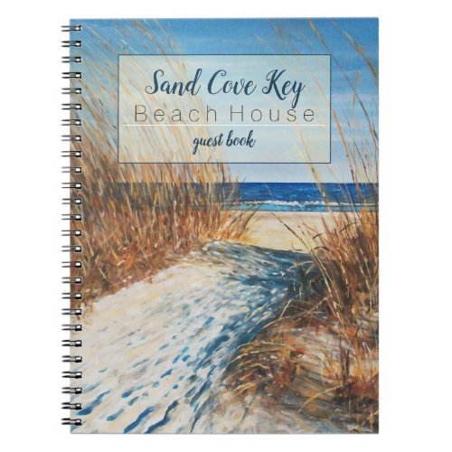 Beach Art Vacation Rental Coastal Sands Guest Book