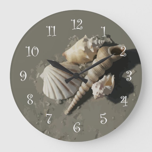 Beach Art Wall Clocks (Front)