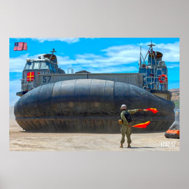 BEACH ASSAULT - LCAC-57 POSTER (Front)