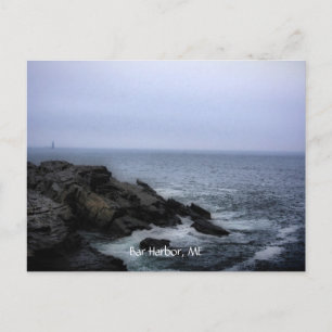 Beach at Acadia, Bar Harbor, ME Postcard